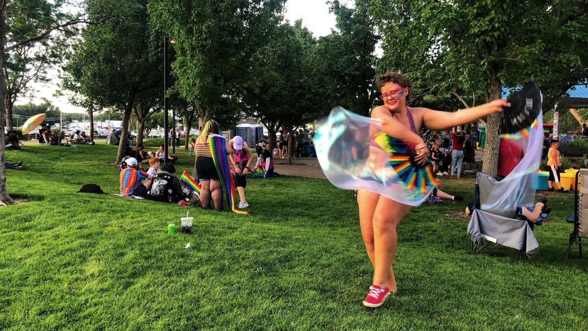 Pride in the Park draws larger crowd than expected in Farmington The