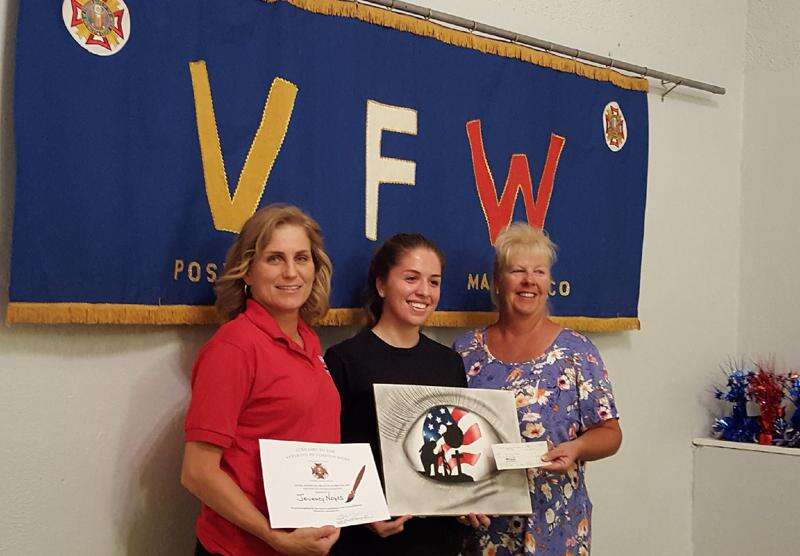 Journey Noyes receives award in VFW art contest The Journal