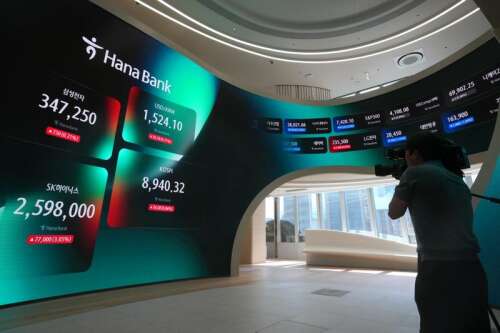 Asian shares shrug off Wall St blues following signing of US-Iran deal on ending the war