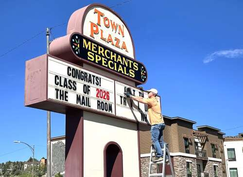 Photo: No time for spelling errors