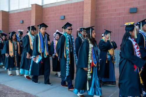 Navajo Preparatory High School in Farmington honors community while looking toward the future at graduation