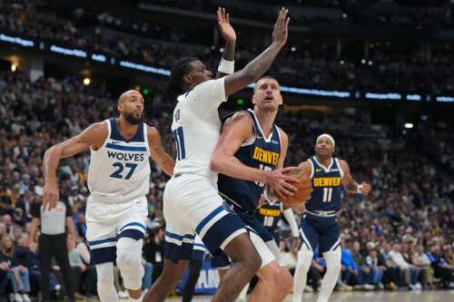 Jokic has a triple-double as the Nuggets stave off elimination vs. the ...