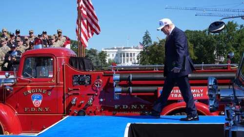 Trump honors 9/11 victims at the Ellipse, pledging to 'never forget'