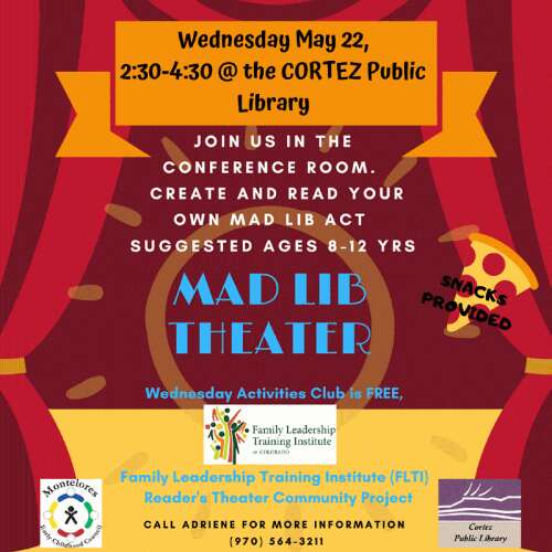 Cortez Public Library to host Mid Lib Theater The Journal