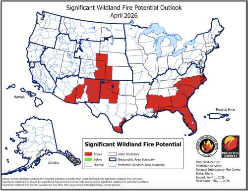 Abnormal heat wave leaves most of New Mexico at high wildfire risk