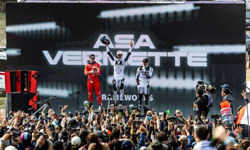 Vermette wins first World Cup men’s elite downhill race in South Korea