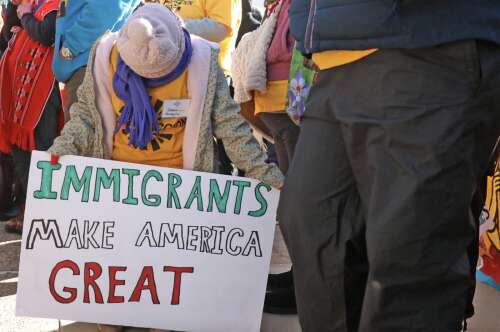 Hundreds rally against immigrant detention in New Mexico