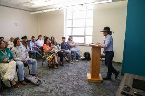 Navajo Nation president talks language revitalization with University of New Mexico