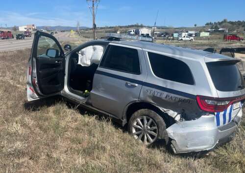 Colorado State Patrol trooper hospitalized after suspected impaired driver runs stop sign