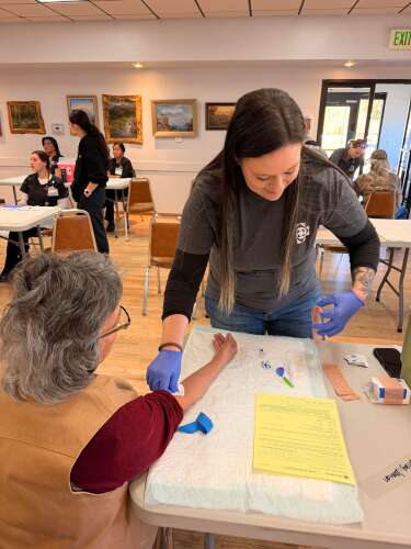 Southwest Health, Montezuma Health Department draw 110 to health fair