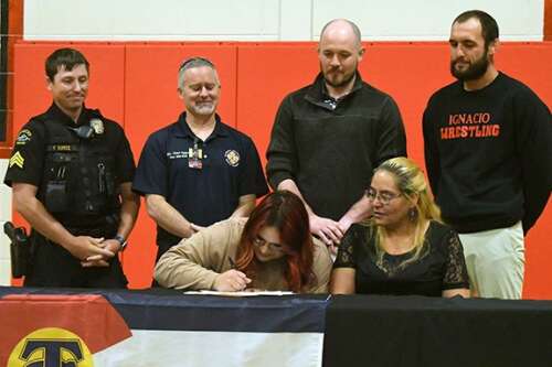 Espinosa becomes first college-bound Ignacio girls wrestler
