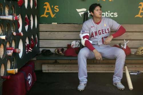 Angels star Shohei Ohtani being evaluated for oblique injury - Los