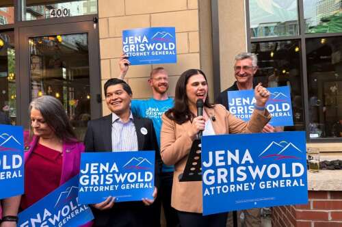In 2019 Jena Griswold started a Senate Exploratory Committee. It’s still active today