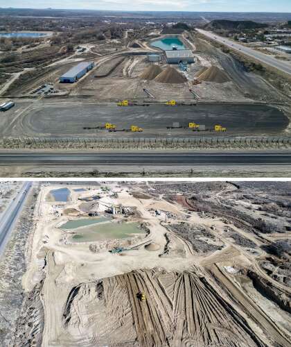 Bloomfield’s sand fracking operation continues to take shape