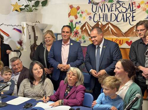 New Mexico Gov. Lujan Grisham signs free, universal child care into law