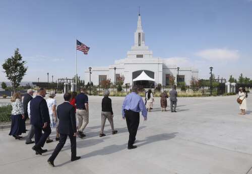 Farmington LDS Temple's first anniversary