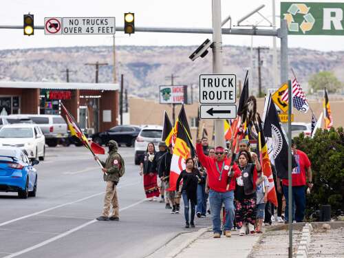 March honors legacy of three Navajos slain in Farmington Chokecherry Massacre