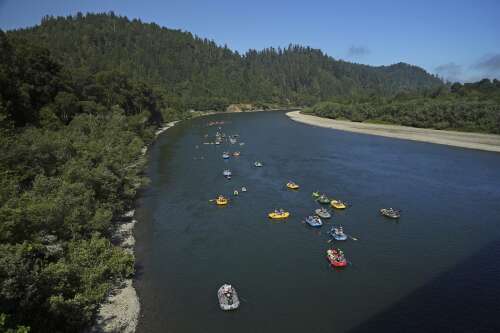 Native American teens kayak the Klamath