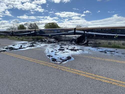 Fuel spill from train-truck collision highlights dangers of moving oil by rail