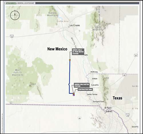 Texas energy company seeks federal approval for pipeline through New Mexico to power data center