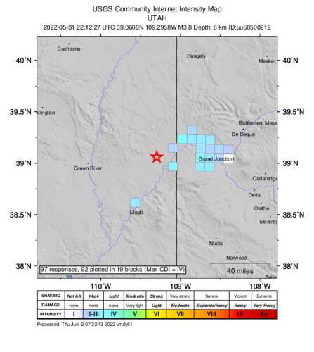 Earthquake recorded near the border of Colorado and Utah – The Durango Herald