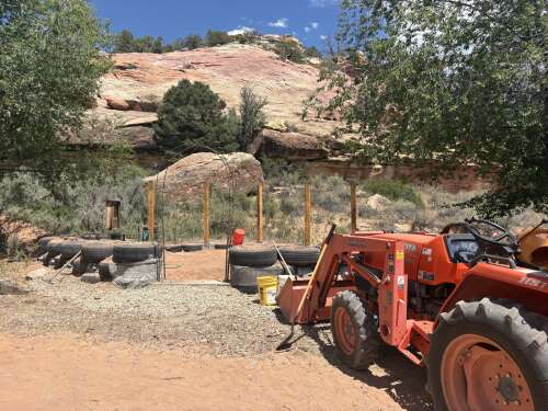 Earthship construction in McElmo Canyon invites volunteers