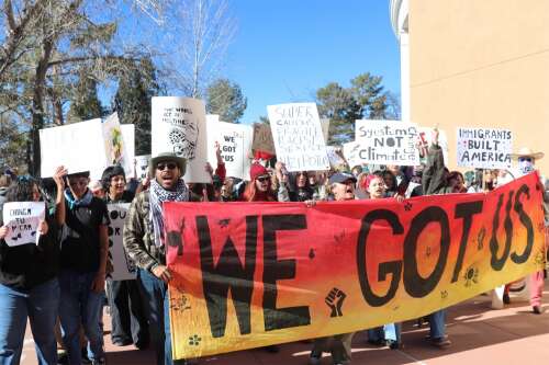 Protesters urge NM lawmakers for sustained pressure on immigration detention, climate
