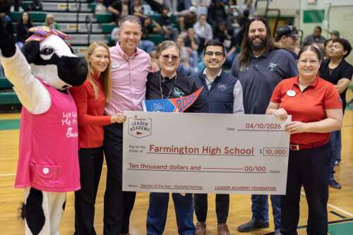 Farmington High School receives $10,000 from Chick-fil-A Leadership Academy
