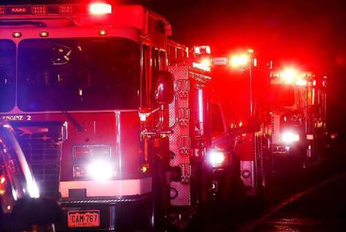 Firefighters respond to structure fire northeast of Durango