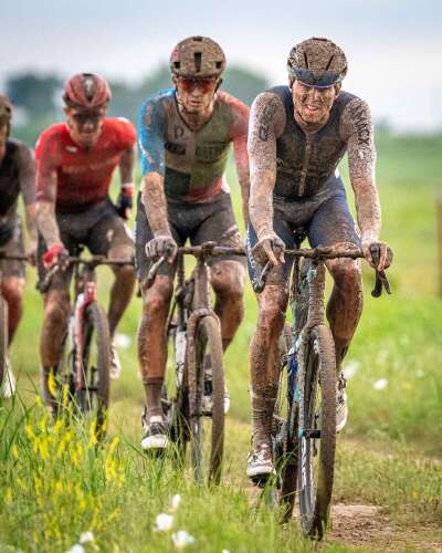 Freeburn leads Durango riders in muddy, challenging conditions at Unbound Gravel