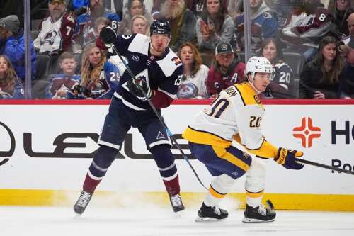 
                        Nichushkin in car accident before game , held out of 5 - 2 win over Capitals as precaution , coach says