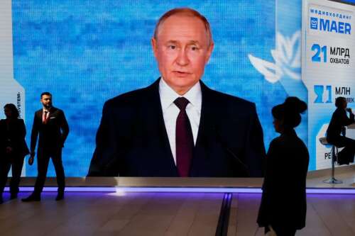 Putin says Russia will bolster its air defenses in response to Ukrainian drone attacks