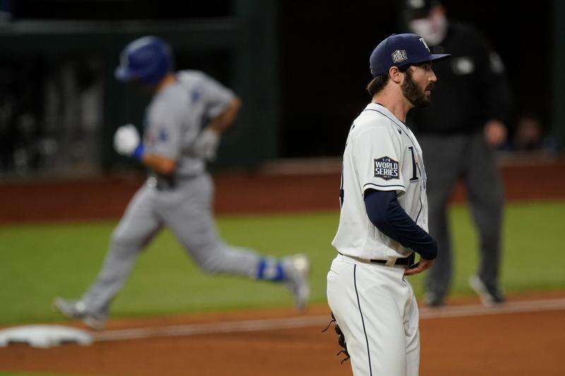 Buehler leads Dodgers over Rays for 2-1 World Series lead