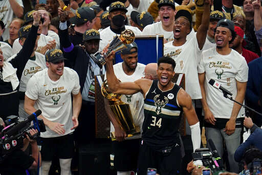 Bucks' 50-year wait ends with a title behind 50 from Giannis – The Durango  Herald