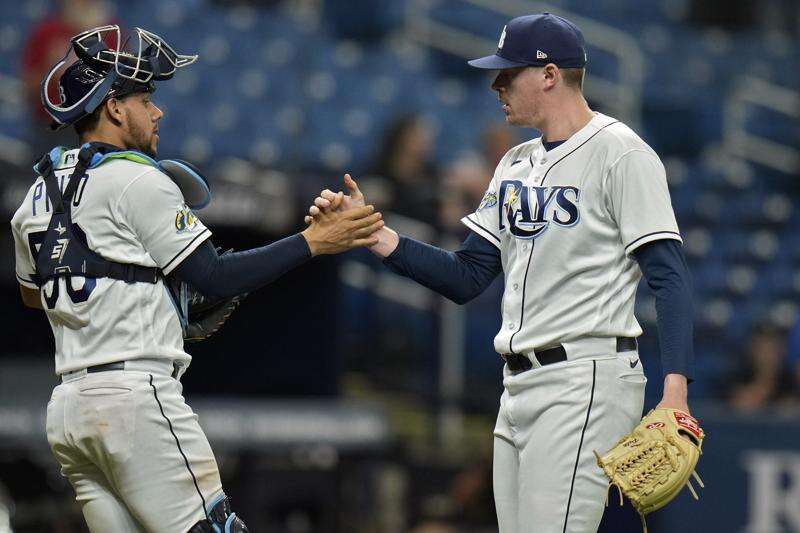 Rays get two hits, both homers, top Yankees 4-2