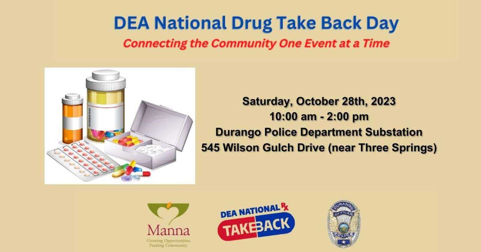 Spring National Prescription Drug Take-Back Day