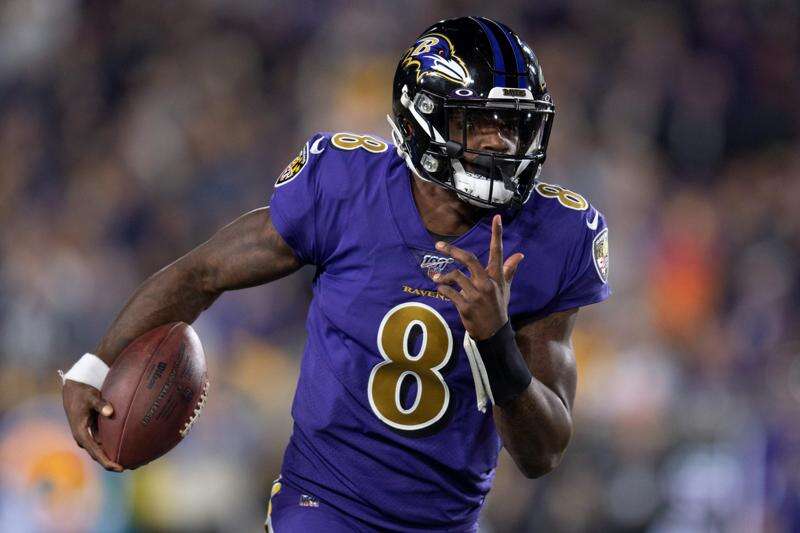 Lamar Jackson throws five touchdowns as Ravens roll to 45-6 win over Rams -  NBC Sports