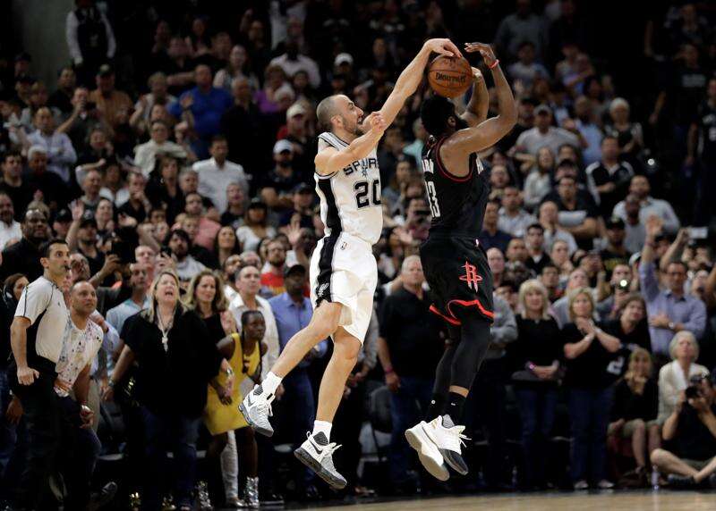 James outlet harden spurs