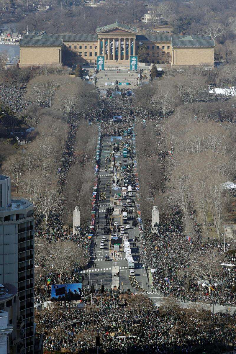 Millions celebrate Eagles victory at Super Bowl parade