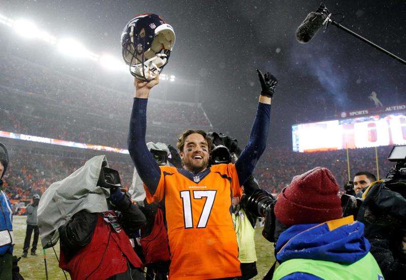 Peyton Manning has officially been named Brock Osweiler's backup