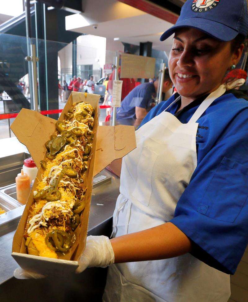 Texas Rangers new concession food: The Boomstick is now a burger