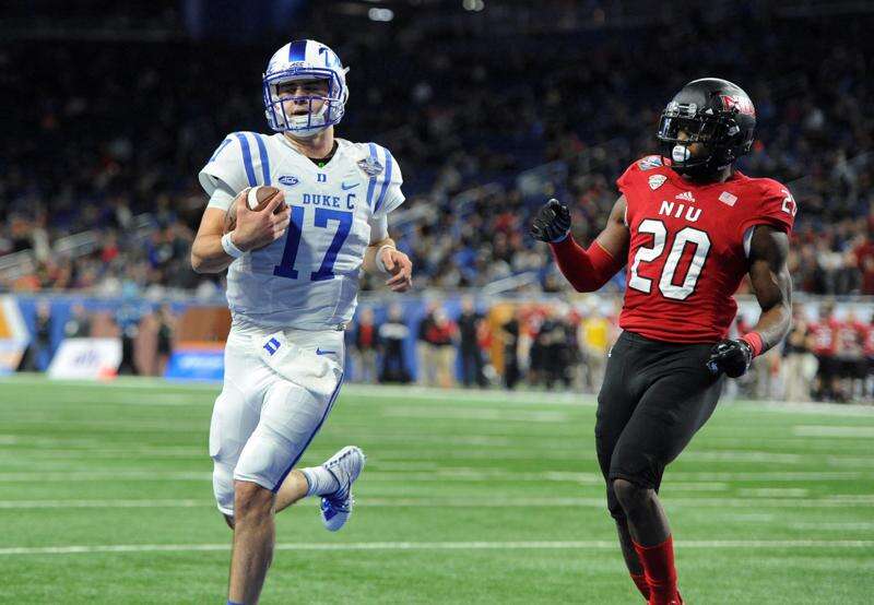 Daniel Jones leads Duke past Northern Illinois in Quick Lane Bowl