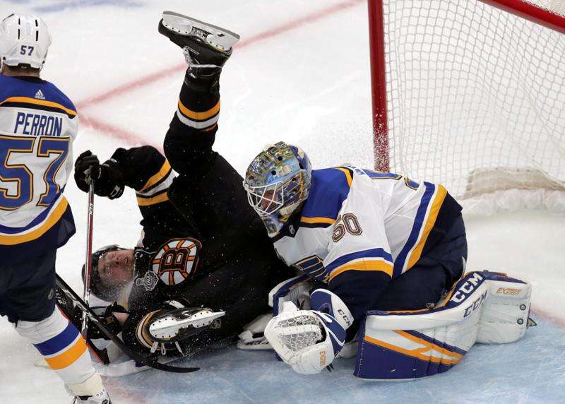 Blues rookie goalie Jordan Binnington bounces back