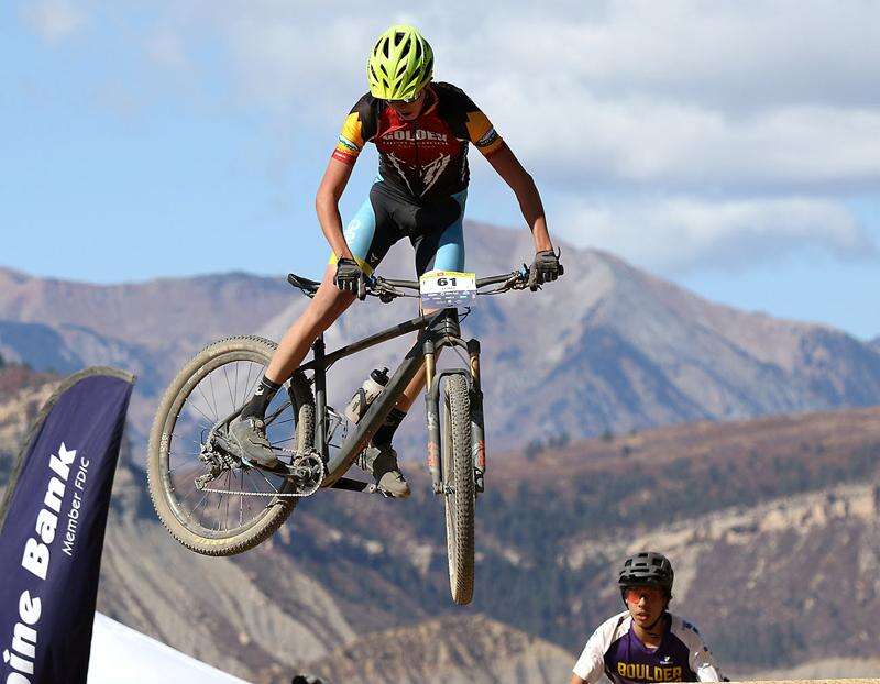 Animas High s Riley Amos rides to mountain bike state championship