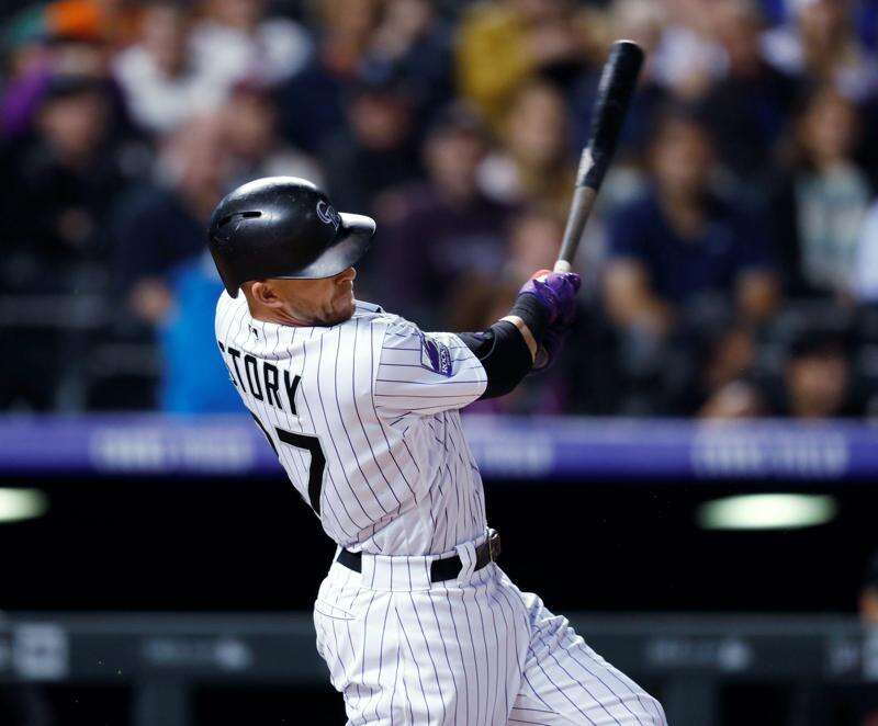 Rockies' Trevor Story hits longest home run in Coors Field history