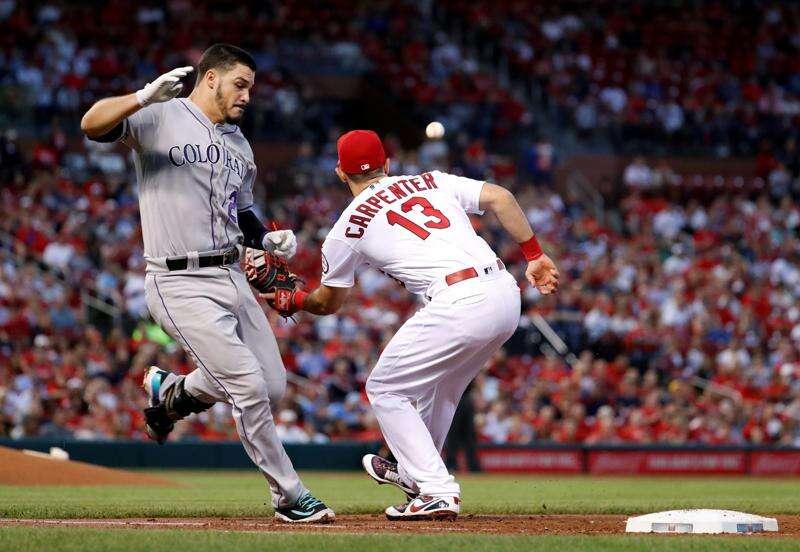 August 1, 2017: St. Louis Cardinals first baseman Matt Carpenter