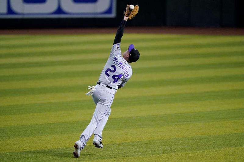 Daulton Varsho homers, Diamondbacks get rare win at Coors Field