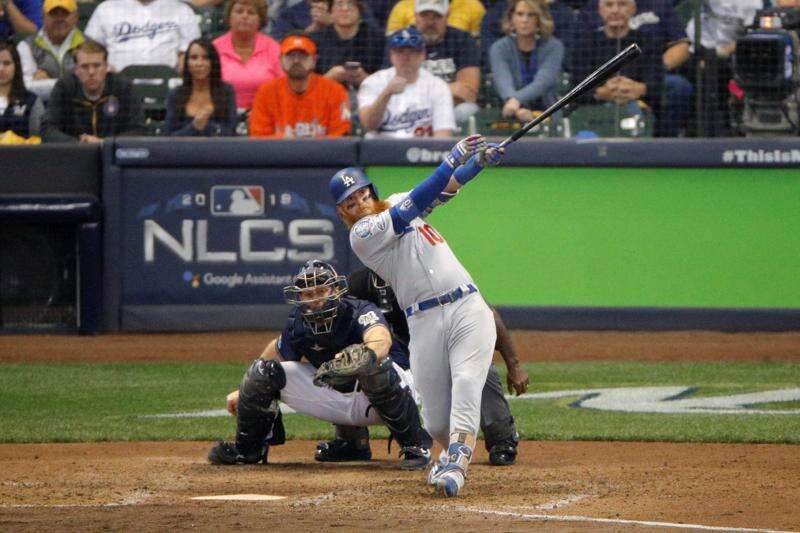 Prince Fielder tossed the first pitch prior to NLCS Game 2 and had