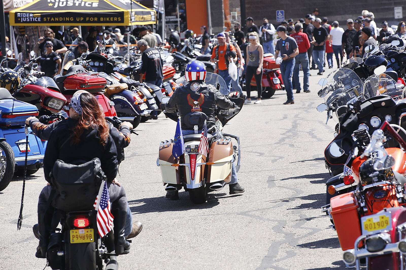Four corners motorcycle ride top
