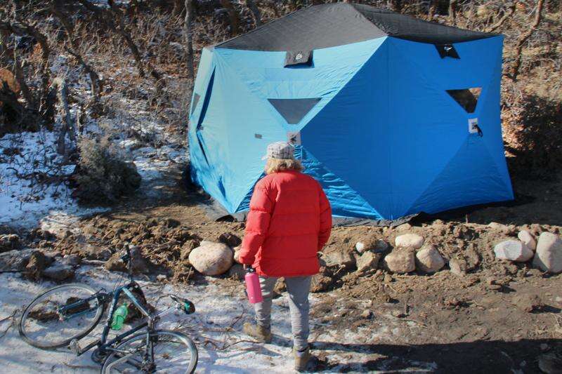 Donated tents at Purple Cliffs offer warmth to campers – The